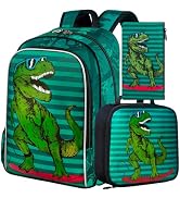 3PCS Kids Backpacks for Girls, 16" Little Kid Preschool School Bookbag and Lunch Box - Unicorn/Me...