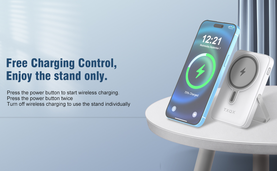 Free Charging Control,Enjoy The Stand Only