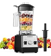 H-Duka Blender, Countertop Blenders for Kitchen with 64oz Pitcher, Powerful 25000 PRM Blender for...