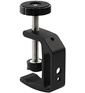 LEADRISE Universal C-Clamp With 1/4 And 3/8 Thread Hole For Desktop Mount Holder LCD Monitor Flas...