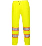 Portwest US386 Elasticated Reflective Mesh Overpants Yellow, XX/3X