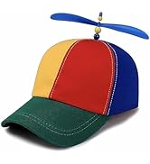 Aiermo Colorful Helicopter Baseball Cap: Neutral Adjustable Cute Baseball Helicopter Propeller Ca...