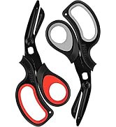 MEUUT 2 Pack Trauma Shears Patented Bandage Scissors - Medical Supplies with 8 inch Heavy Duty Me...