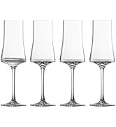 Zwiesel Glas Echo Grappa Glass (Set of 4), Bar Glasses with Stem, Dishwasher-Safe Machine-Made Tr...