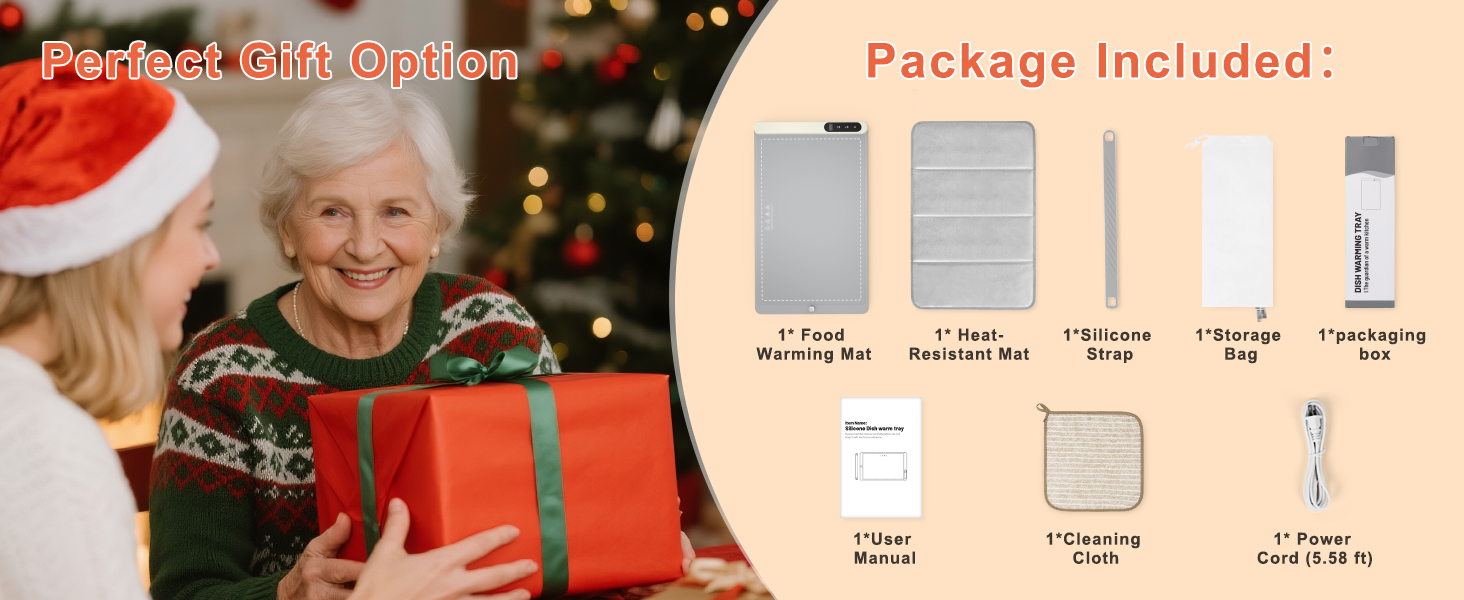 FYY Warming Mat for Food with Heat-Resistant Pad