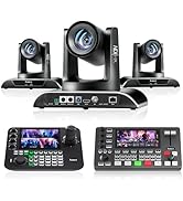 Tenveo PTZ Camera Bundle/Kits - 30X AI Auto Tracking NDI PTZ Camera(3pcs) with SDI/HDMI/USB3.0/LA...