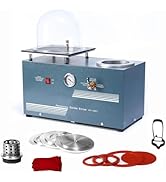 Vacuum Investing Casting Machine 1/2 HP, 2L Lost Wax Cast Combination with a 9" x 8" Bell Jar for...
