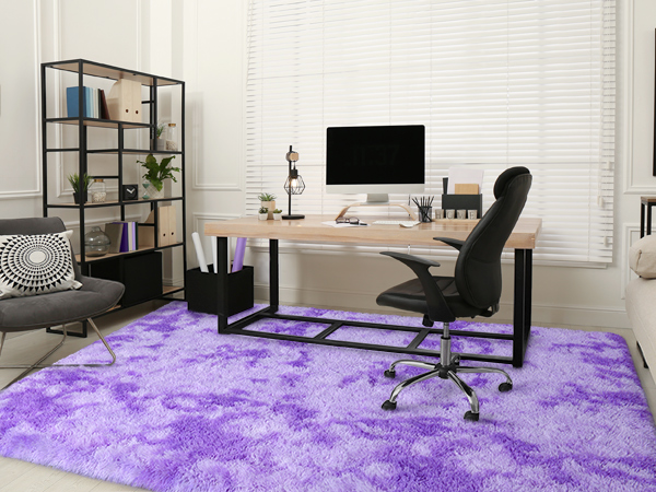 Purple Plush Rug
