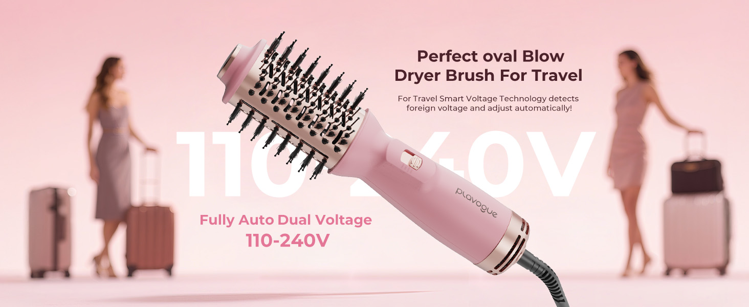 One-Step Hot Air Brush in One for European Travel