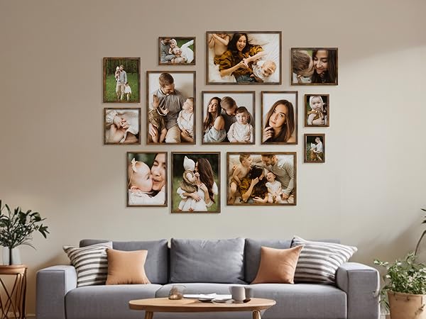 brown frames