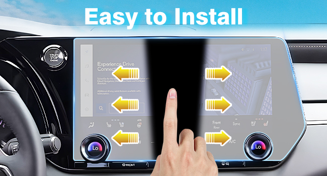2023 2024 Lexus RX350 screen protector makes the screen touch sensitive.