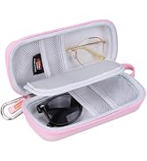 Legestori Travel Glasses Case Hard Shell, Double Eyeglass Case, Dual Sunglasses Cases, Eyeglasses...