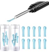 Replacement Accessories Silicone Ear Spoons for HaYiue Ear Wax Removal, Reusable Ear Cleaner Came...