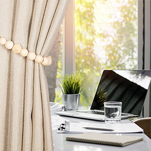 farmhouse drapery tieback hooks for curtains 2 pack