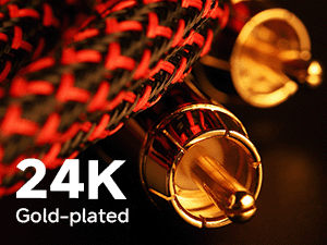 gold plated rca cable