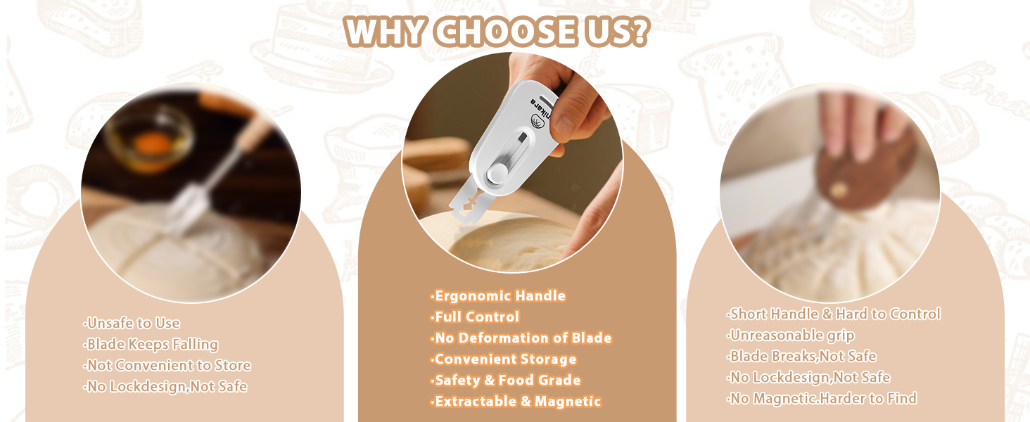 bread lame dough scoring tool