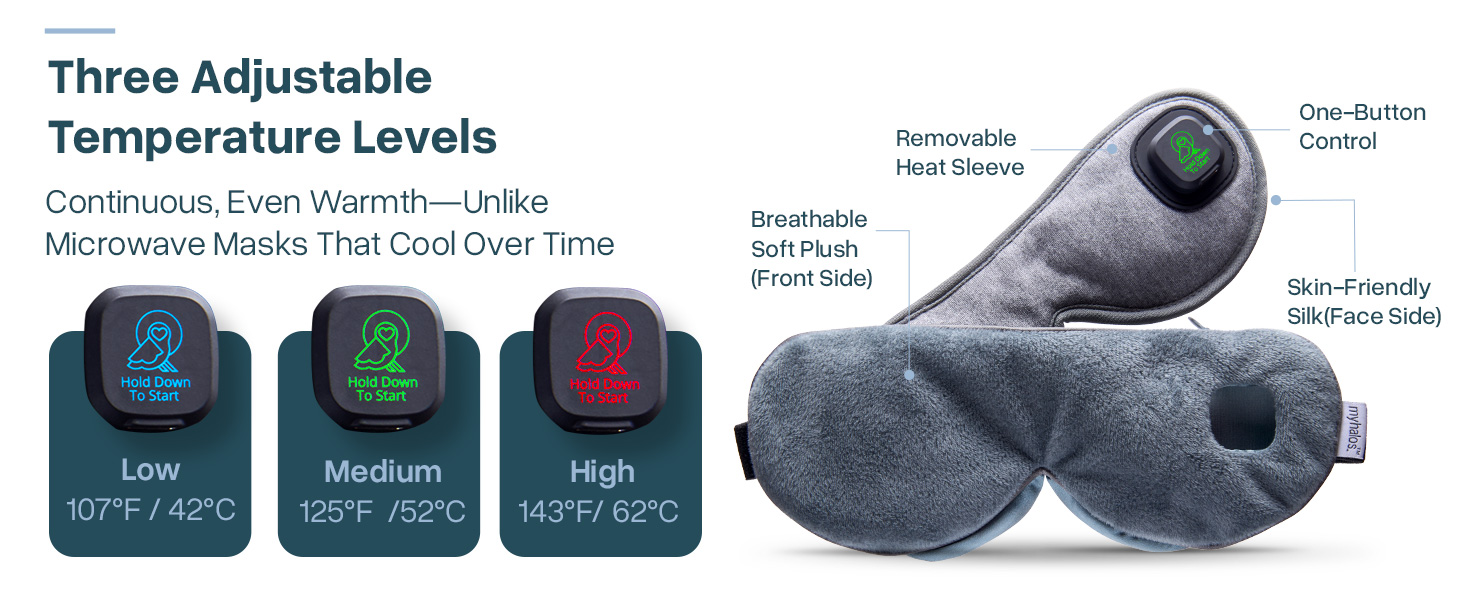 eye heat mask for dry eyes heated eye mask heating eye pad