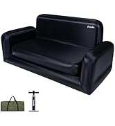 Freein Inflatable Sofa Set 5 PSI Drop-Stitch Carbon Fiber, 3-in-1 Modular Couch Converts to Chair...