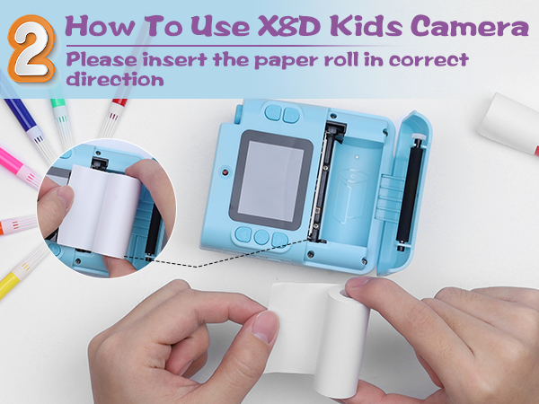 Insert the Paper Roll