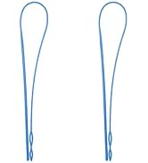 2 Pcs Plastic Flexible Drawstring Threader,58.2cm/23in Hoodie String Threader Drawstring Replacem...