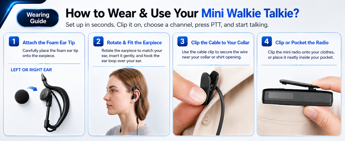 Mini Walkie Talkies