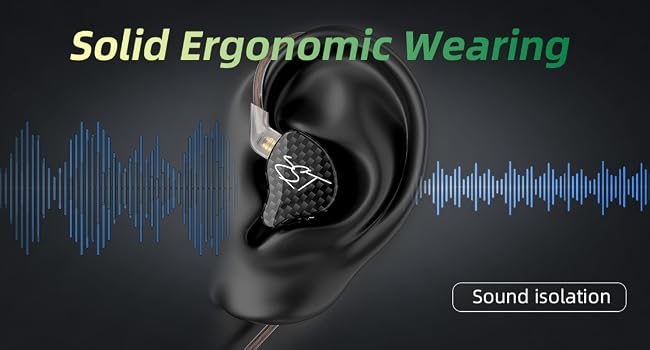 kz zst wired earphones