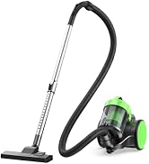 NEWBULIG Canister Vacuum Cleaners for Home, Strong Suction Bagless Vacuum Cleaner, 1000W 16Kpa fo...