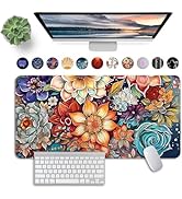 ALILANG Large Mouse Pad, Gaming Mouse Pad, Laptop Desk Mat Easy Gliding Mousepad with Stitched Ed...