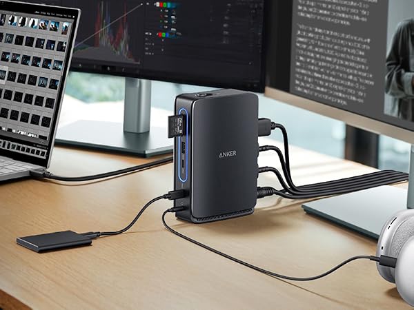 Anker 13-in-1 Docking Station with Detachable Hub