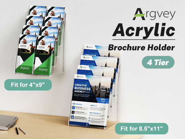 brochure holder stand