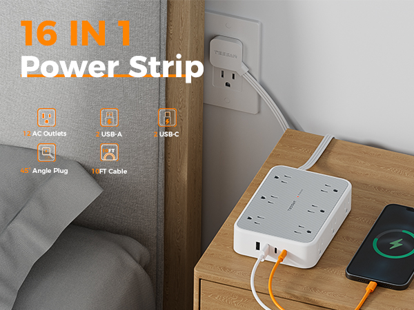 10ft Power Strip