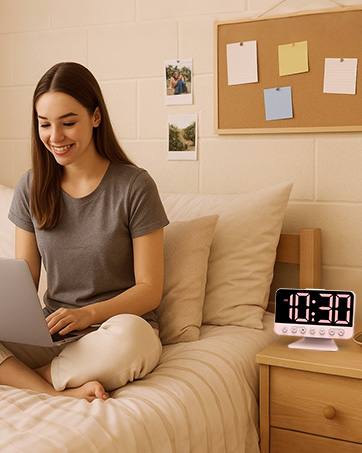 digital alarm clocks for dormitory