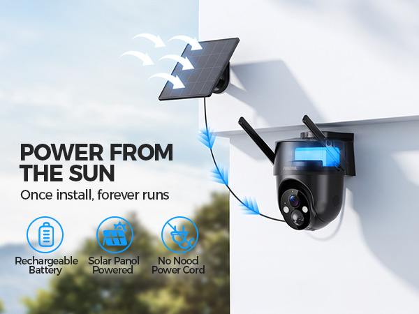 Solar Security Cameras Wireless Outdoor