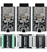 Lonely Binary 3-Pack ESP32 Gold Edition Kit WiFi Bluetooth Dual-Core MCU Screw/Non-Screw Expandio...