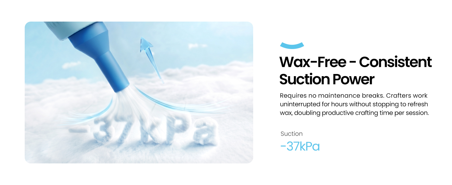 Consistent suction power