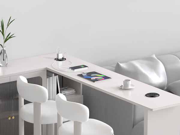 recessed power outlet
