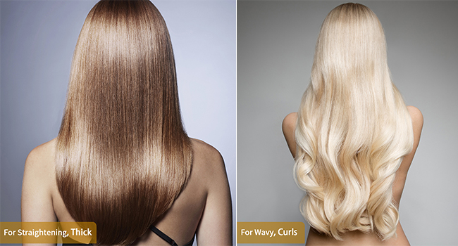 hair straightener and curler 2-in-1