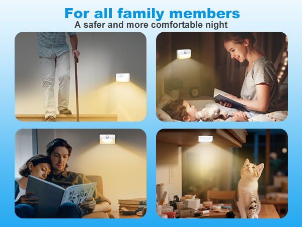 Battery-Powered LED Night Light for all family members