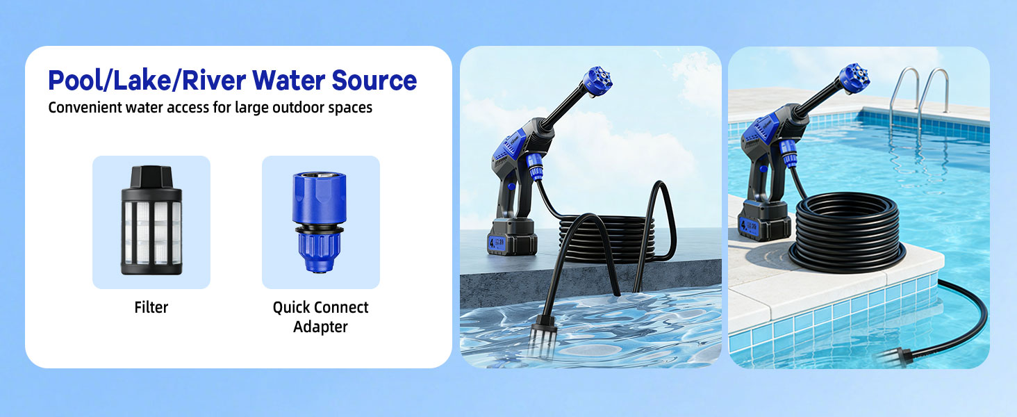 Use water from different sources