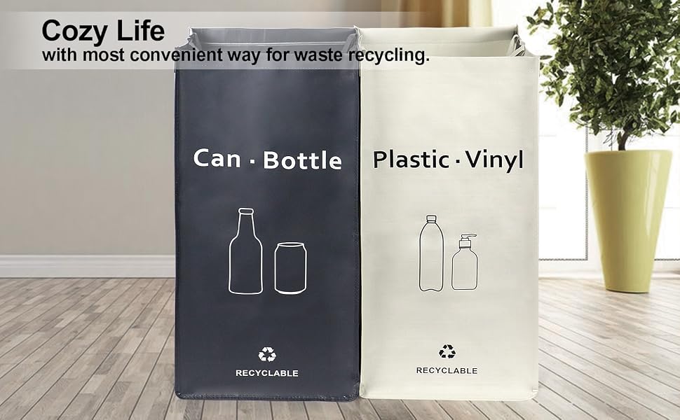 Separate Recycling Waste Bin Bags