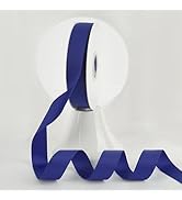 MEEDEE Royal Blue Grosgrain Ribbon 1 Inch Grosgrain Hair Ribbons 50 Yards Per Roll Thick Blue Rib...