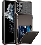 ELOVEN for Samsung Galaxy S22 Ultra 5G Case Wallet with Hidden Card Slot Credit ID Card Holder Sh...