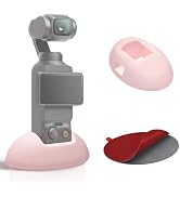 Raywowo Silicone Stand Base for DJI Osmo Pocket 4/3, Non-Slip Desktop Support Mount with Charging...