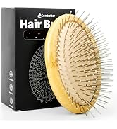 Combetter Metal Hair Brush for Scalp Massage & Hair Growth(No Handle), Natural Bamboo Mental Brus...