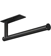 TOFIIGREM Paper Towel Holder with Adhesive Under Cabinet Mount- No Drilling Wall Mount Sticky Pap...