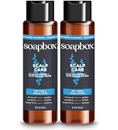 Soapbox Men's Scalp Care 2 in 1 Shampoo and Conditioner For Men, Natural Mens Shampoo and Conditi...