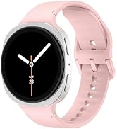 Sport Band for Samsung Galaxy Watch 8 Band 40mm 44mm/8 Classic 46mm Men Women,No Gap Soft Silicon...