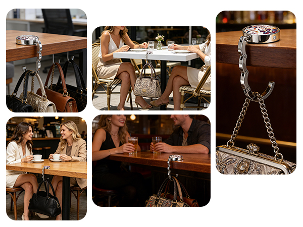 bag holder for table