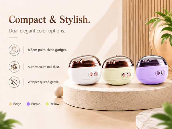 2-in-1 Smart Electric Nail Clipper & Polisher