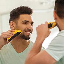 groomsman clean close smart shave lifeproof philips norelco andis foil rotary shaver beard trim pro